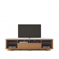 Manhattan Comfort 15354 Cabrini TV Stand 2.2 in Maple Cream and Off White 